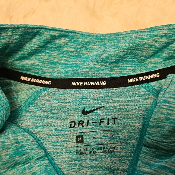 Nike Golf Dri Fit Men's Blue 1/4 Zip Long Sleeves Sweatshirt Size L - Picture 8 of 9